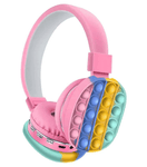 Bluetooth Pop It Headphones (Pink)