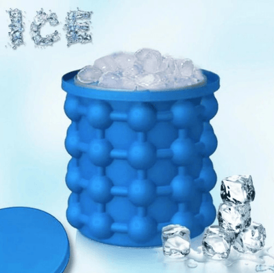 2in1 Magic Silicone Ice Cube Bucket Genie