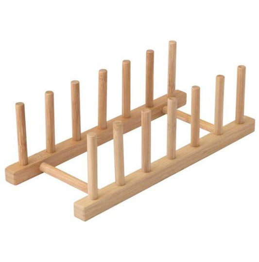 Wooden Dish Rack (6 Slots) - DMC Wholesale