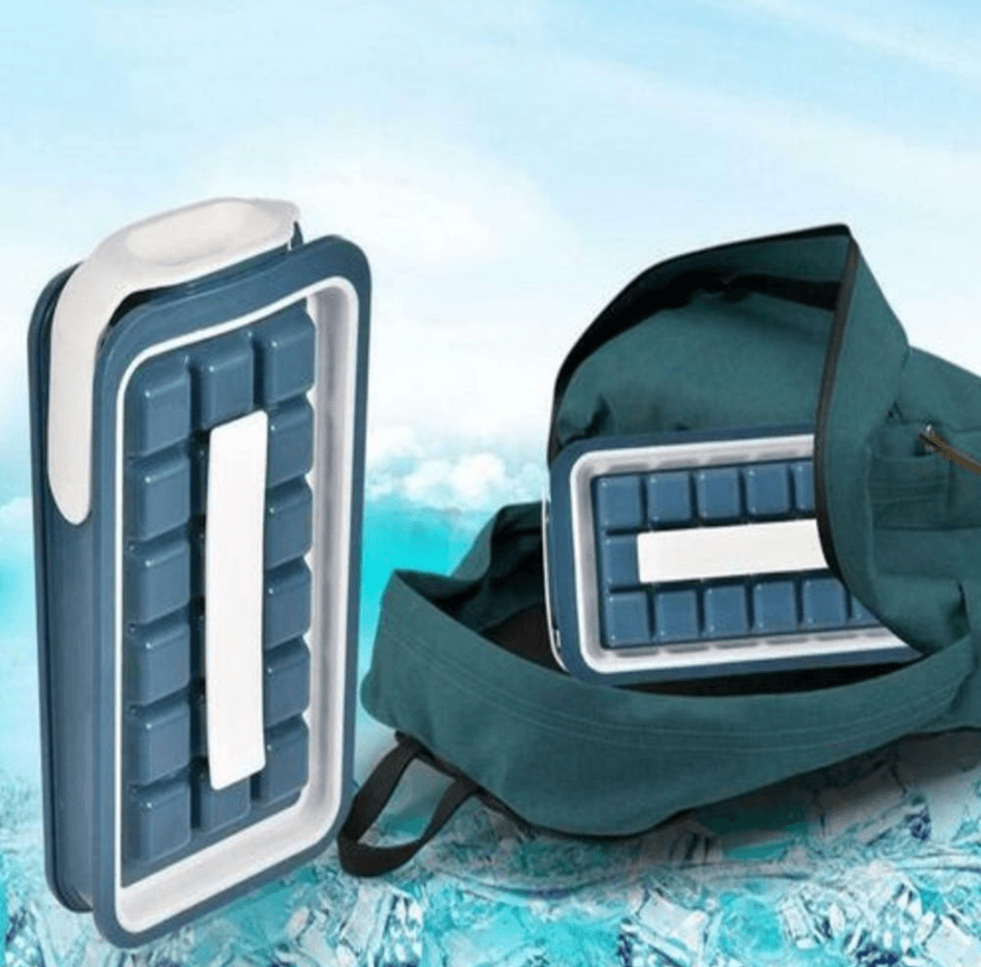Foldable No Spill Ice Cube Tray - DMC Wholesale