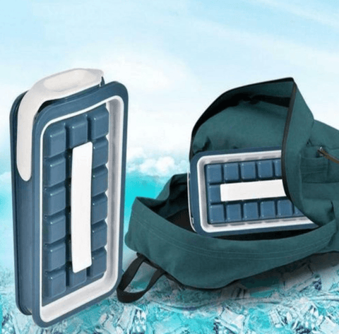 Foldable No Spill Ice Cube Tray - Alt View