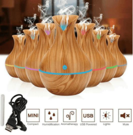 Mini Vase Ultrasonic Aroma Humidifier (150ml) - DMC Wholesale