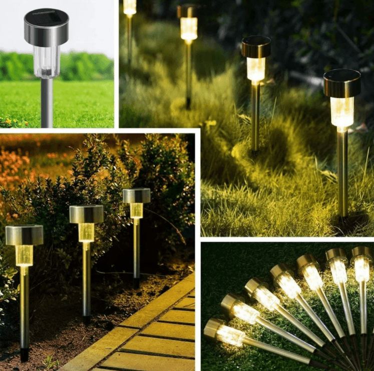 LED Solar Lamp Set (10 pcs)