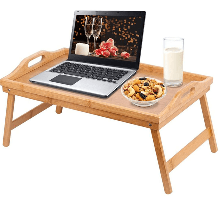 Bamboo Folding Table And Tray - DMC Wholesale