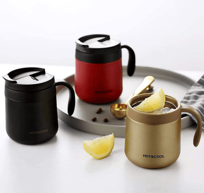 Double Steel Thermos Coffee Mug (500ml) - DMC Wholesale