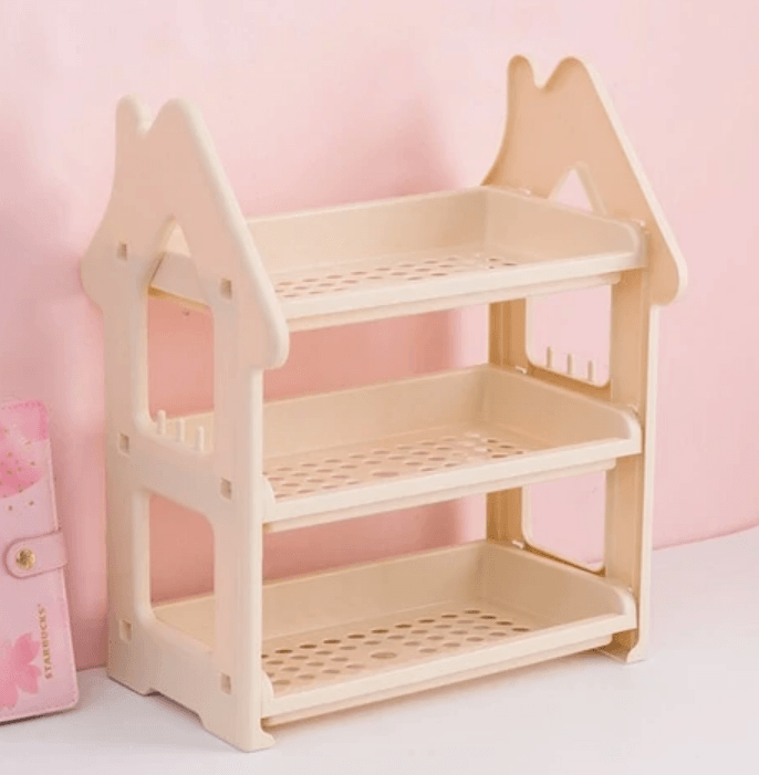 Home Storage Rack (3 Tier)(Yellow) - DMC Wholesale