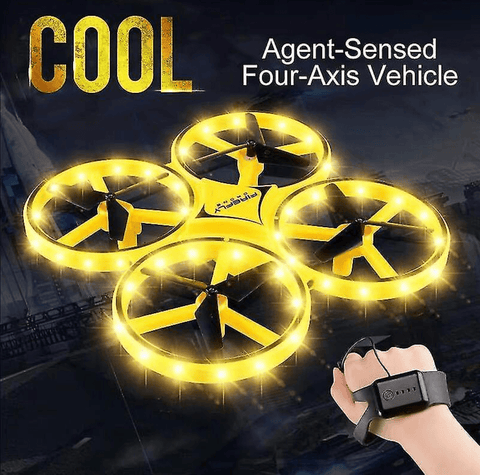 Drone Gravity Sensor Remote Control Quadcopter - Alt View