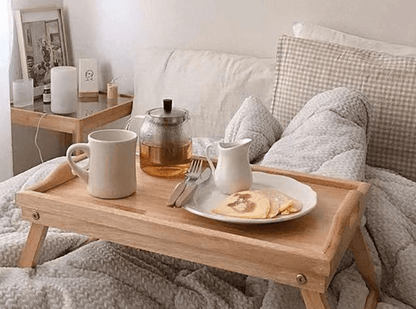 Bamboo Folding Table And Tray - DMC Wholesale