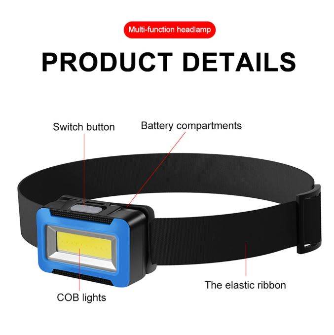 Battery Operated Adjustable LED Headlight - DMC Wholesale