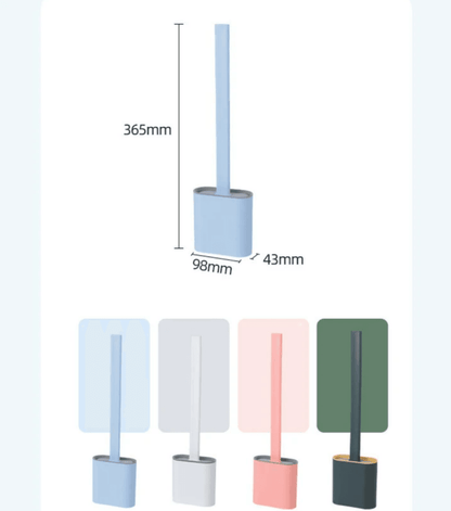 Silicone Flex Toilet Brush With Holder - DMC Wholesale