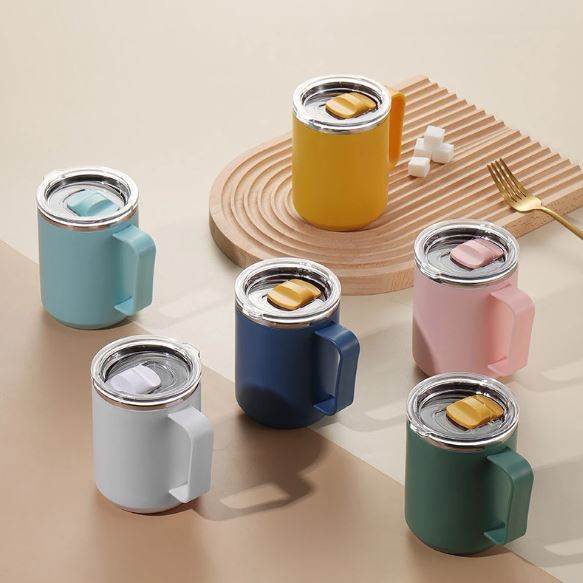 Stainless Steel Travel Coffee Mug (450ml) - DMC Wholesale