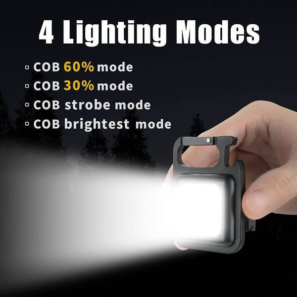 Mini 800 Lumens COB Keychain