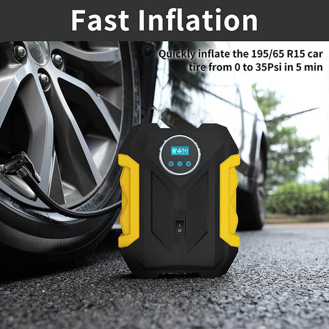 Digital Air Compressor (DC 12V) - Alt View