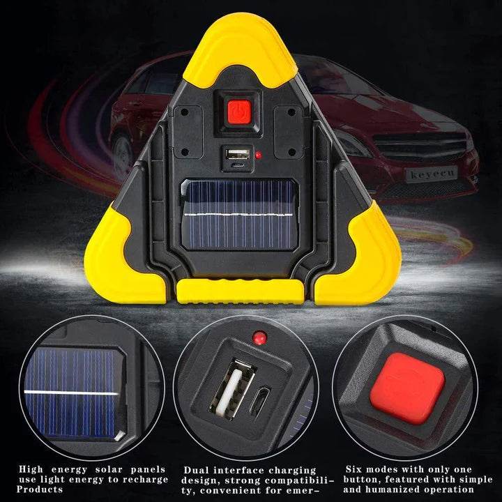 Emergency Warning Triangle Light (500lm) - DMC Wholesale
