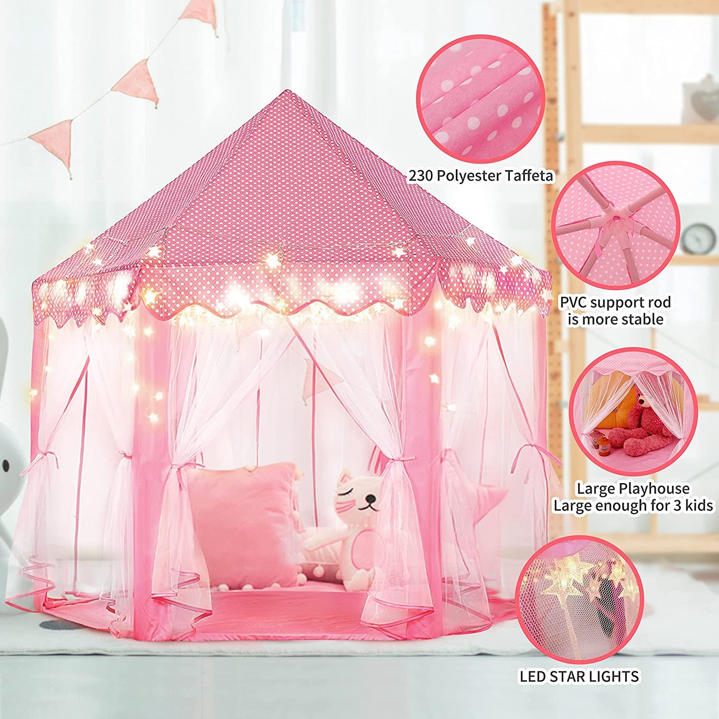 Castle Tent for Girls and Boys