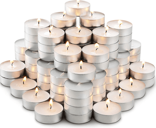 Coloured Tea Light Candles (50 pcs) - DMC Wholesale