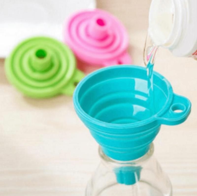 Foldable Collapsible Silicone Funnel - DMC Wholesale