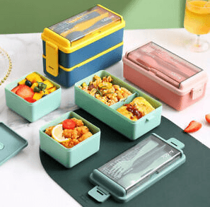 Lunch Box (1.4L)(2 Layer) - DMC Wholesale