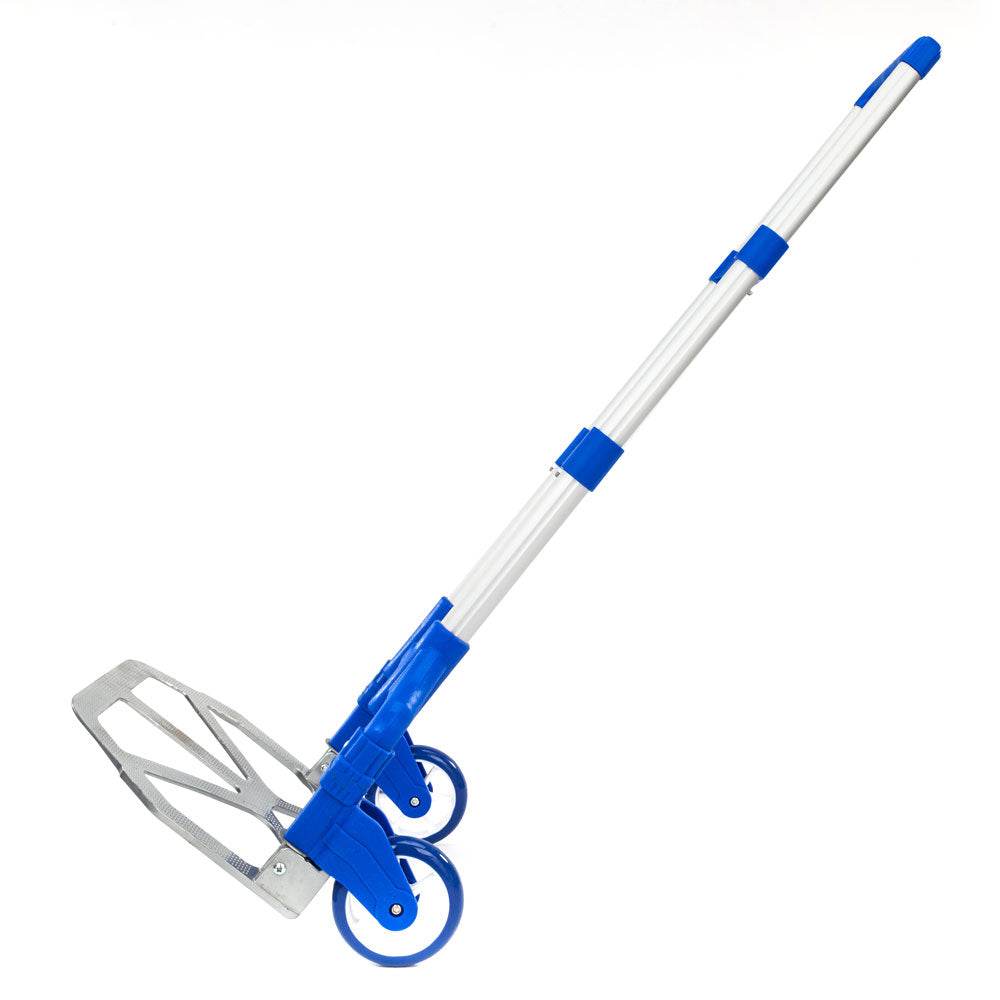 Aluminium Folding Portable Heavy Duty Push Trolley - DMC Wholesale