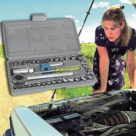 Combination Socket Wrench Set (Large)(40 pcs) - Alt View